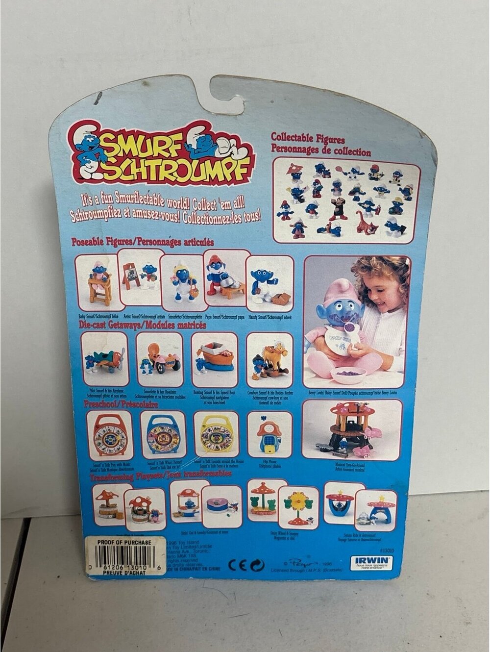 Vintage Smurf action figure - Picture 2 of 2